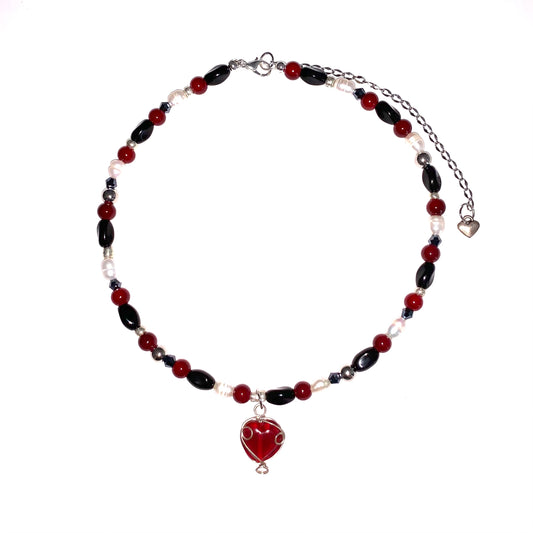 Vampire Heart Necklace